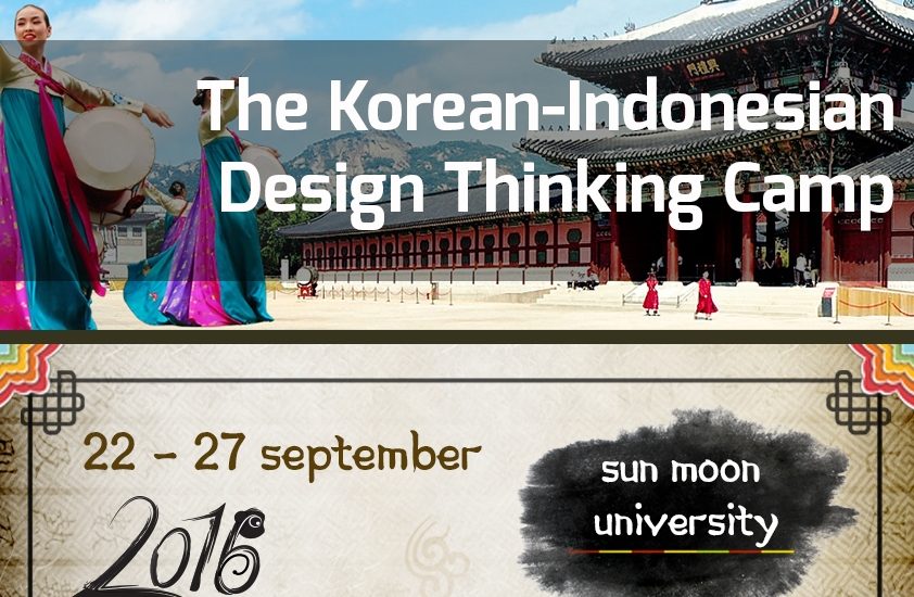 The Korean-Indonesian Design Thinking Camp (May 2016)