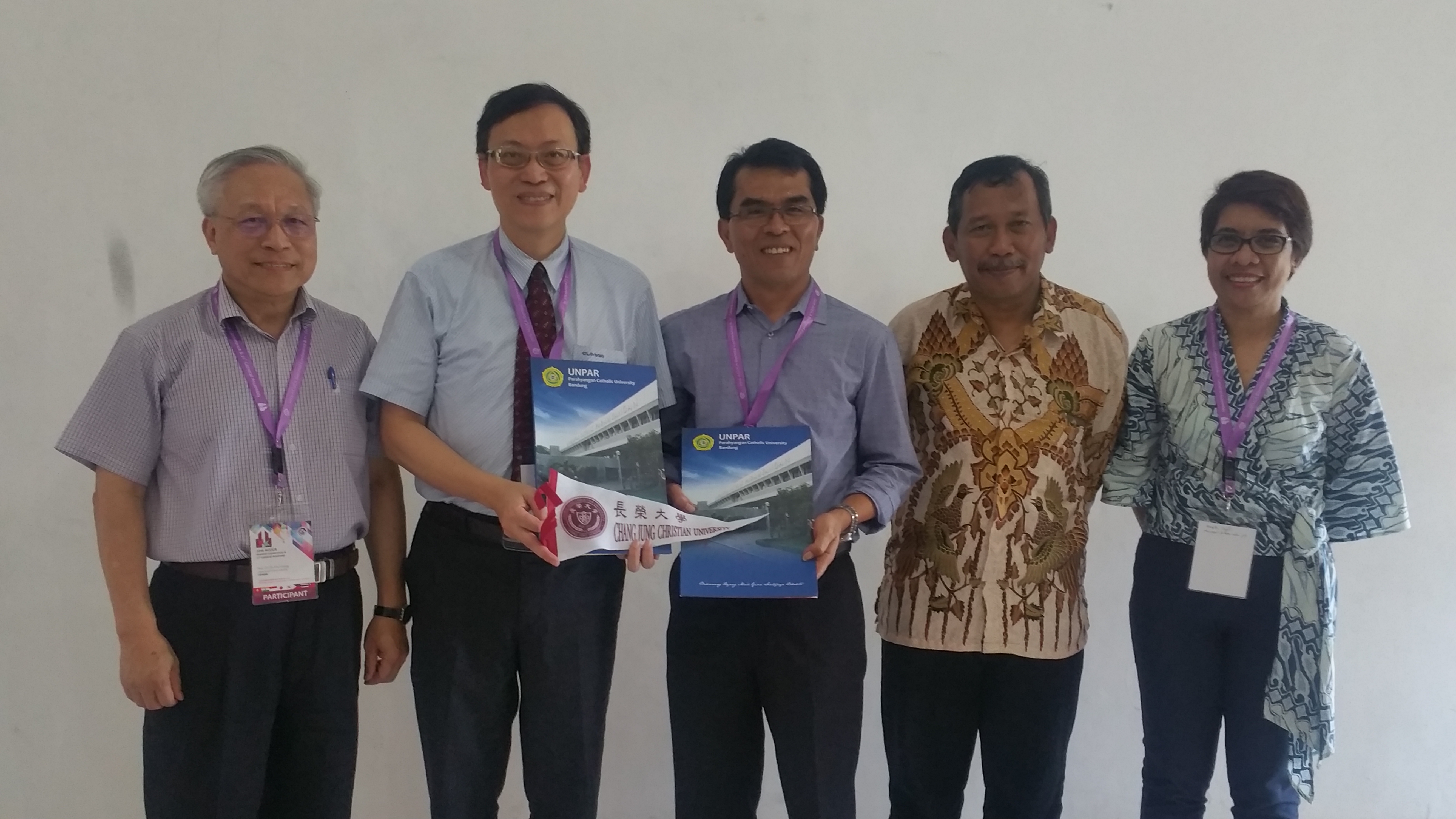 The MoU signing with Chang Jung University (14/10/2016)