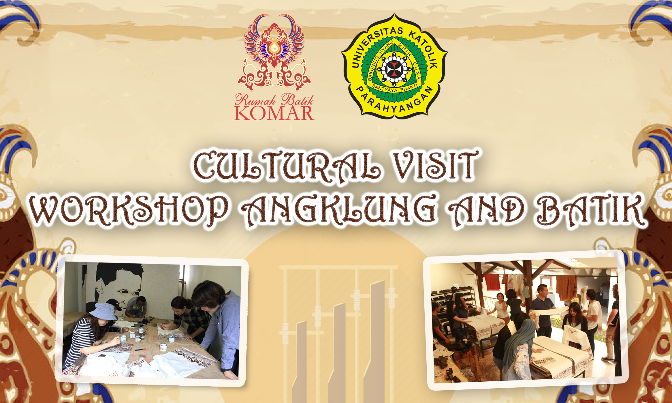 Cultural Visit: Workshop Angklung and Batik (October 2016)