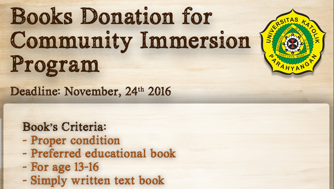 Book Donation (November 2016)