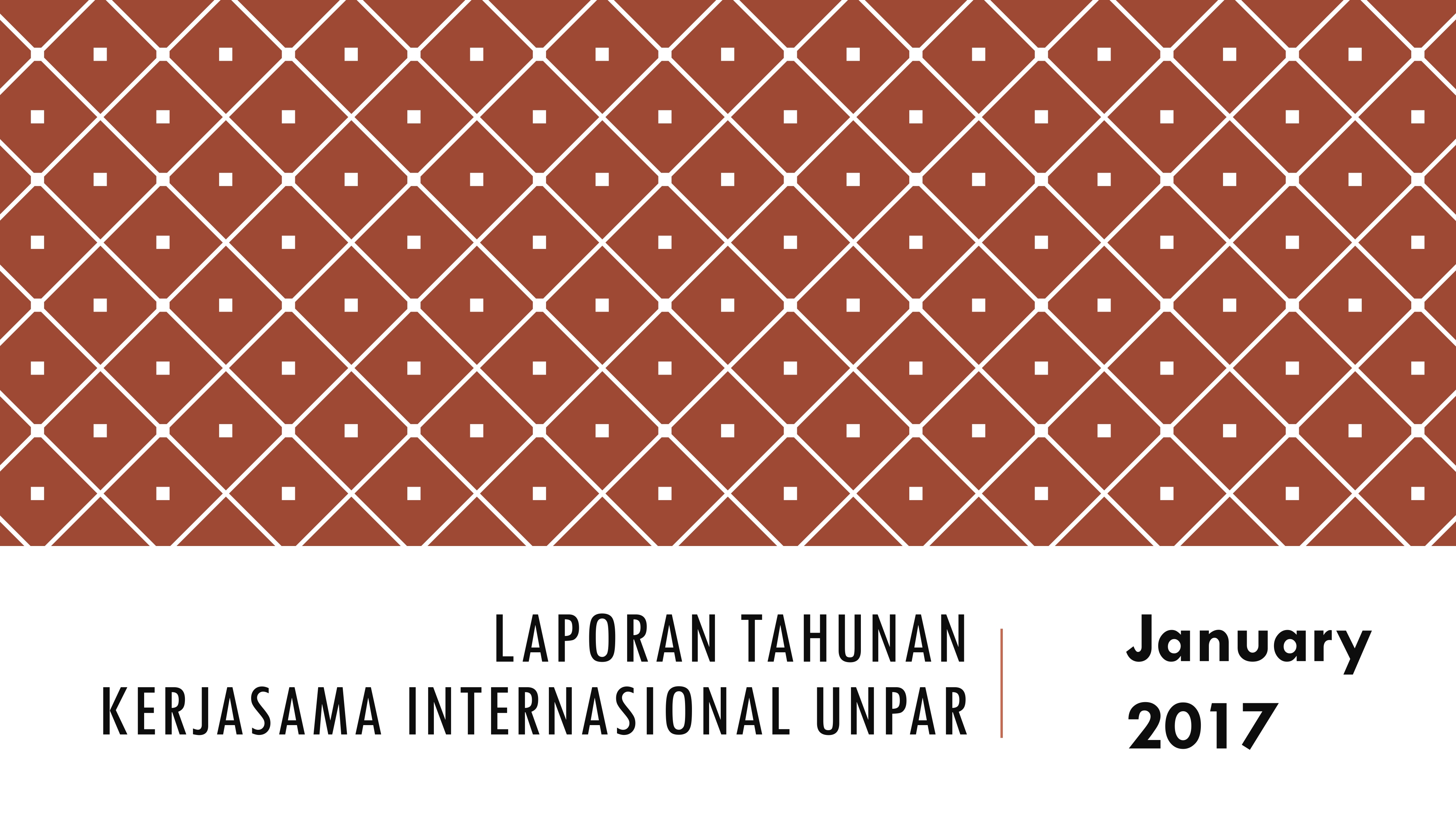 Laporan Bidang Kerjasama (1/2/2017)