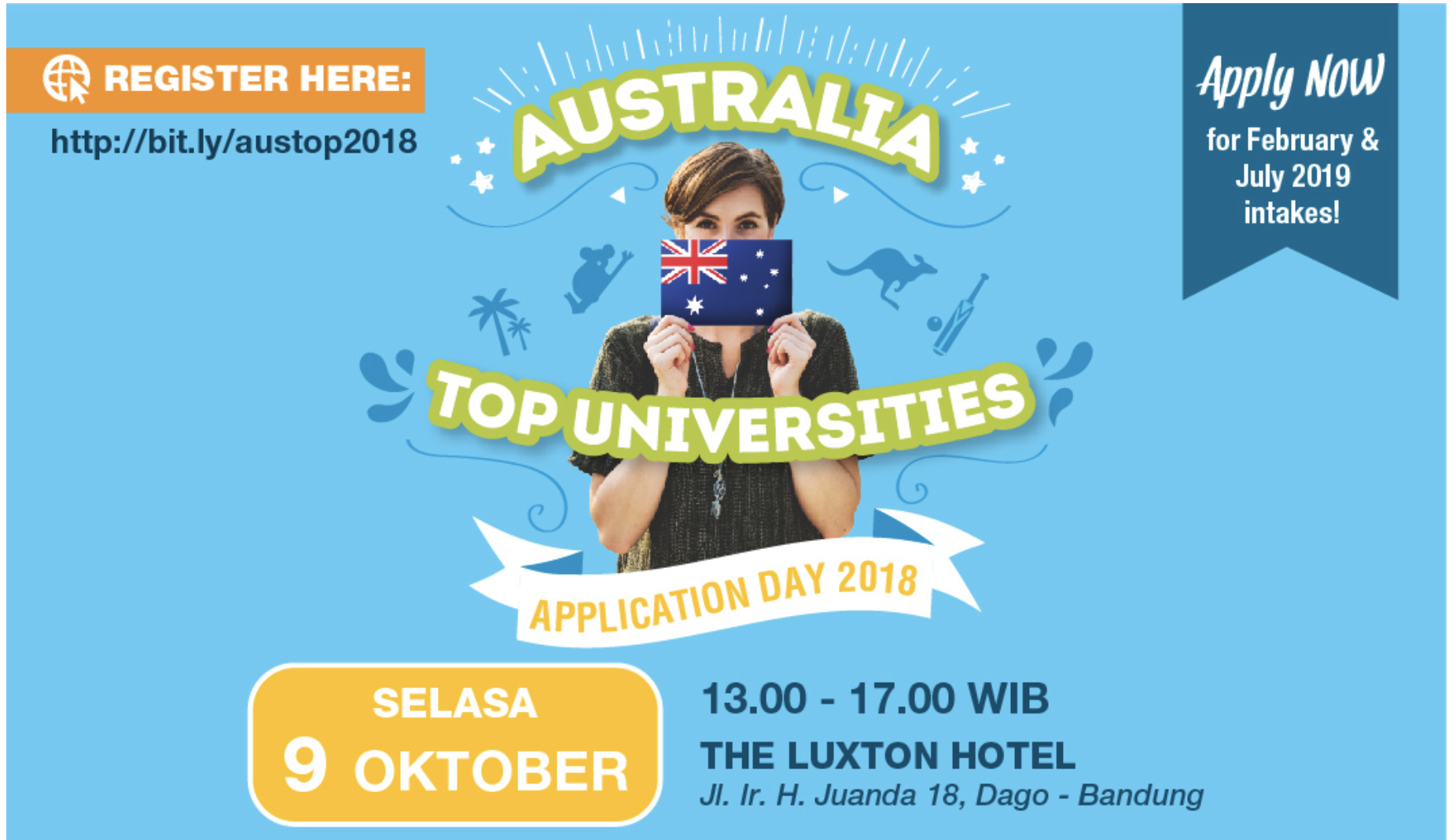 AUSTRALIA TOP UNIVERSITIES, Application Day 2018