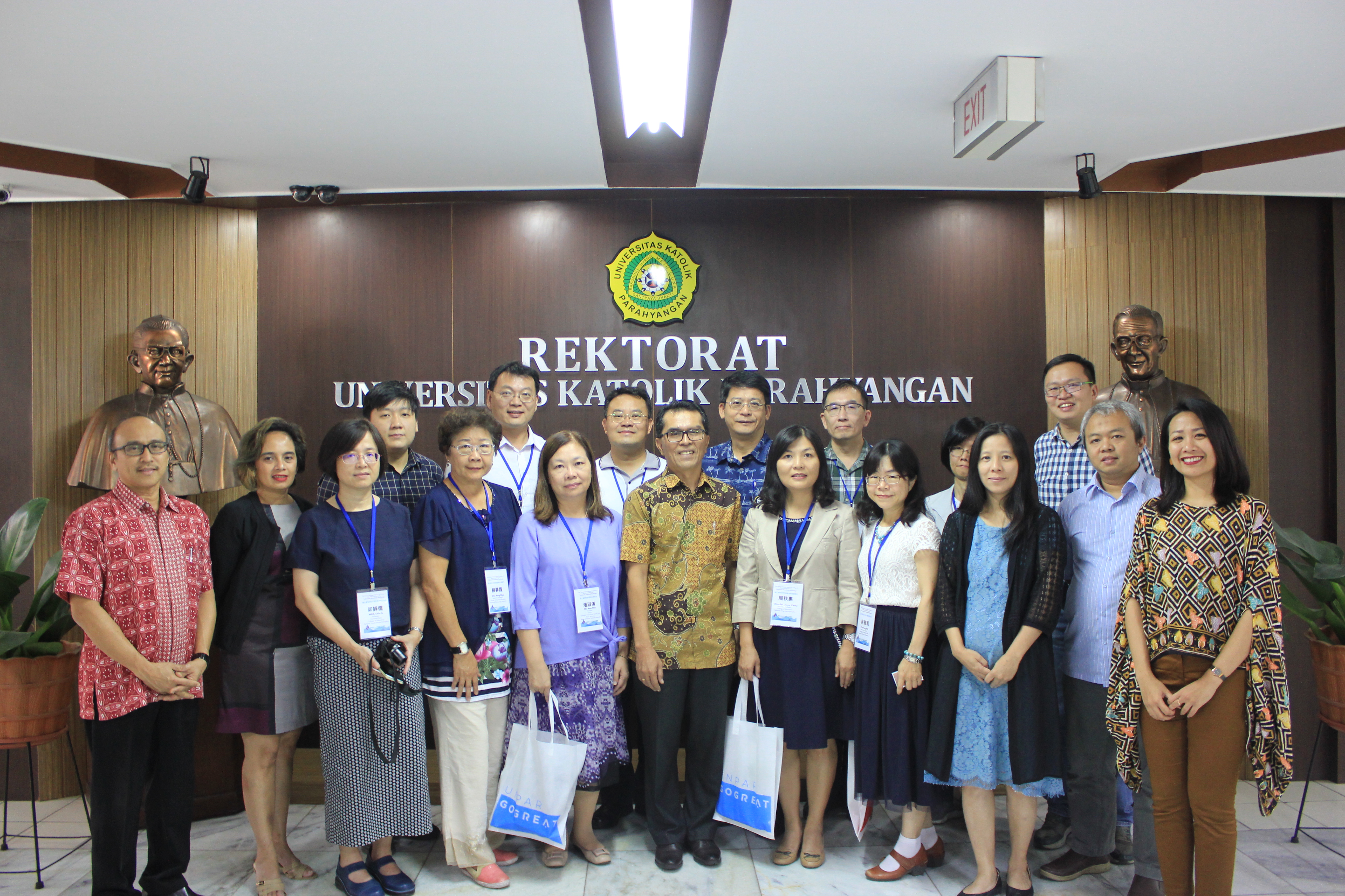 Taiwan Delegates Visit UNPAR for Future Collaborations [11/09/2019]