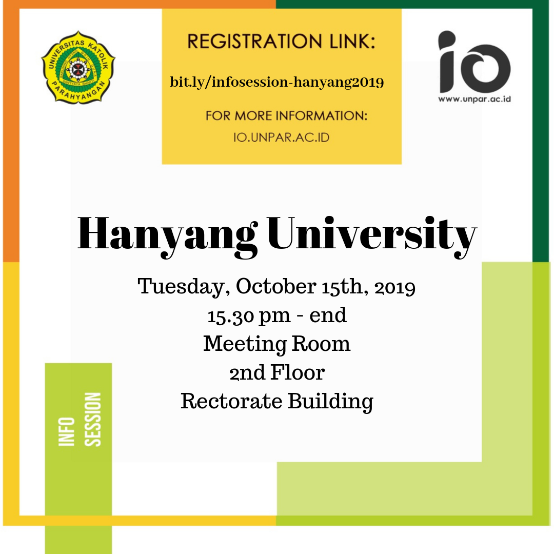 [EVENTS] Hanyang University Info Session