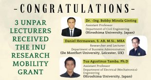 Congratulations! 3 UNPAR Lecturers Received the INU Research Mobility Grant