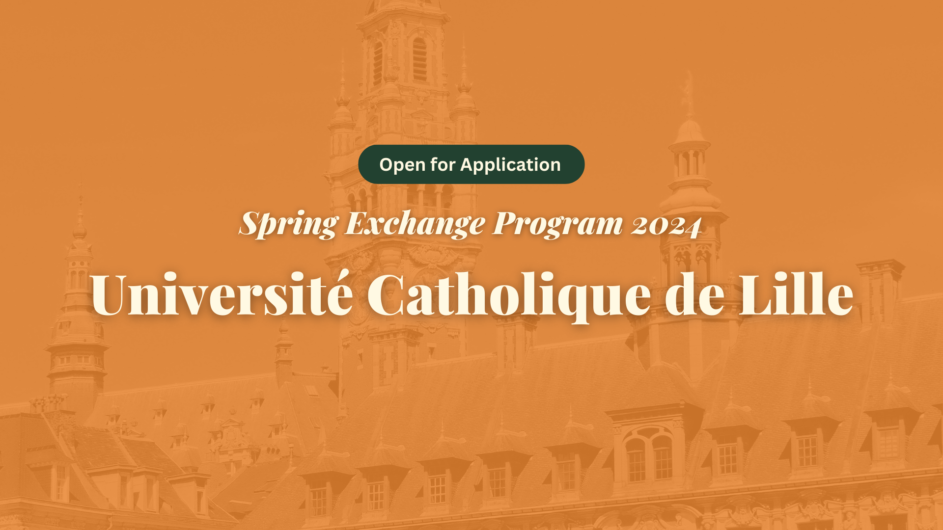 [Closed] Université Catholique de Lille Spring Exchange Program 2024 ...