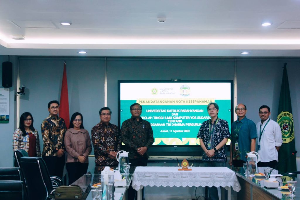 MoU Signing Ceremony - UNPAR and STIKOM Yos Sudarso - International Office