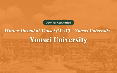 [Open for Application] Winter Abroad at Yonsei (WAY) – Yonsei University
