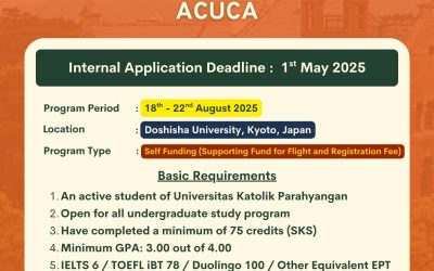 [Open for Application] – ACUCA Student Camp 2025