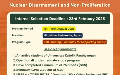 [Closed] INU International Student Seminar 2025: Nuclear Disarmament and Non-Proliferation