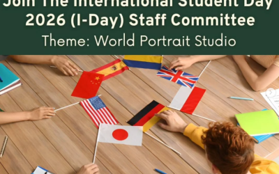 Be Part of the International Student Day (I-Day) 2026 Staff Committee